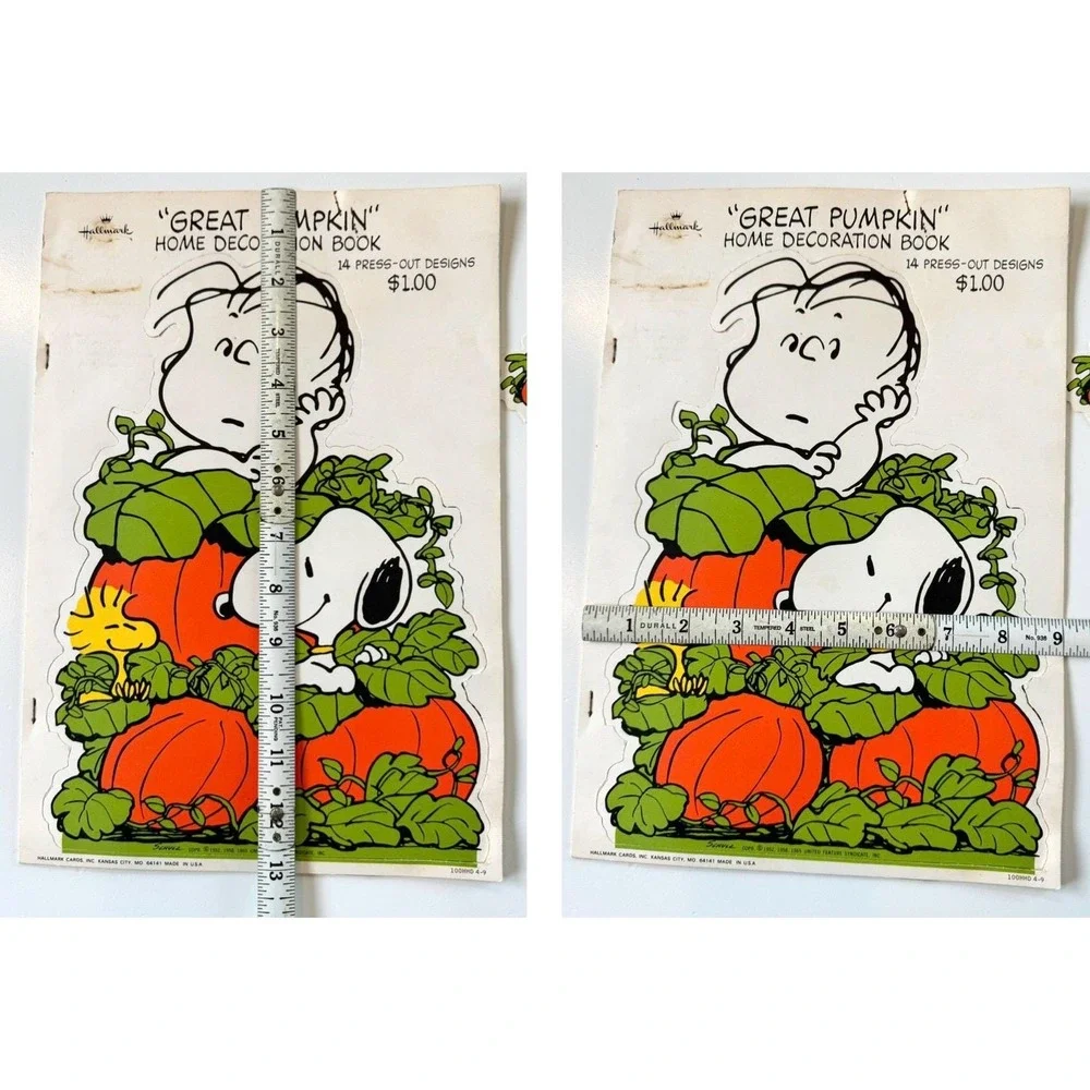 Vintage Snoopy Halloween Die Cuts – Peanuts Fall Decor, Set of 10